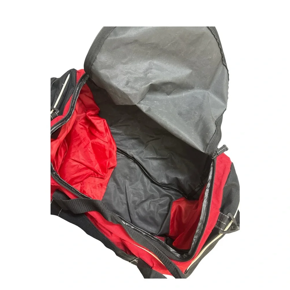 Red and Black Men's Firestone Duffle Bag